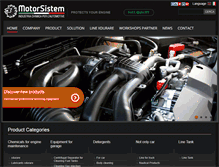 Tablet Screenshot of motorsistem.com